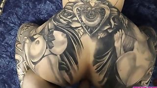 Tattoo Model Gets Fucked Hard